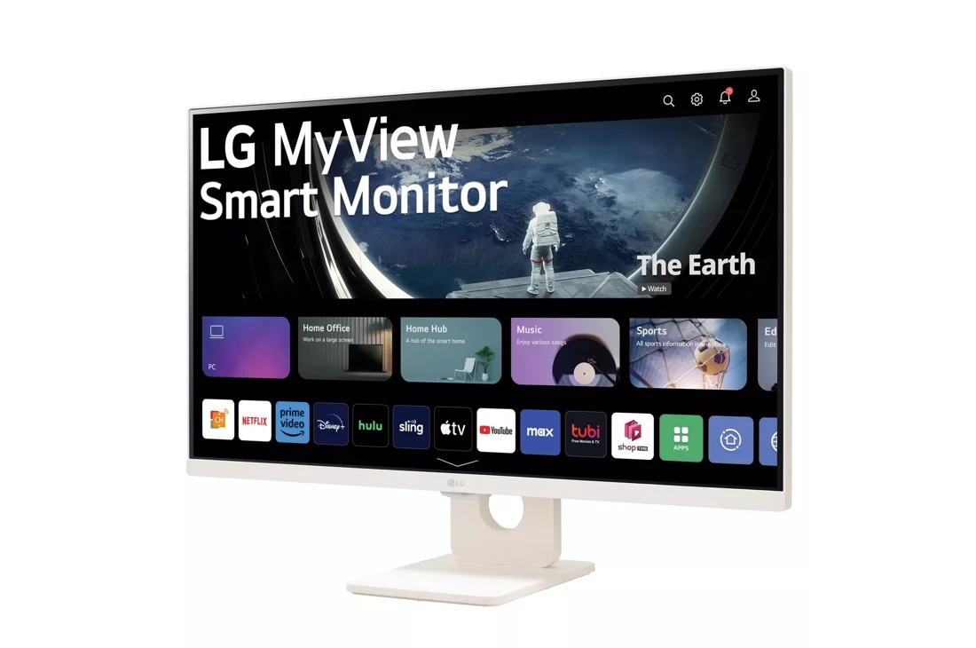 LG 27SR50F-W 27" FHD IPS My View Smart Monitor with webOS and Built-in Speakers - Image 3