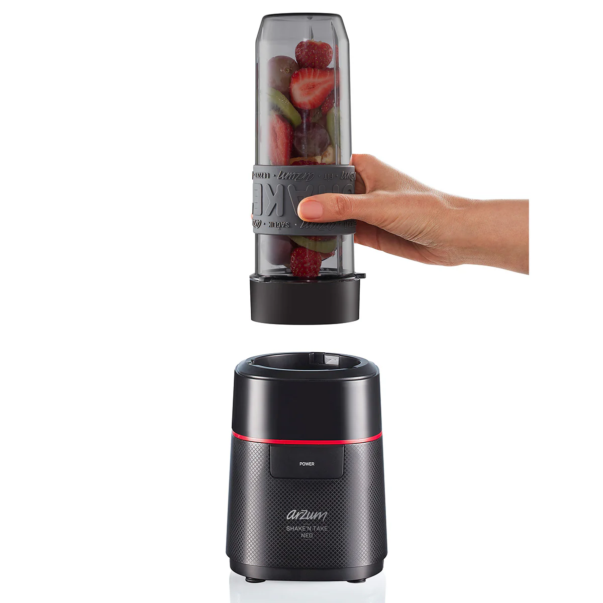 ARZUM AR1147 Shake'N Take NEO Personal Blender - Black - Image 4