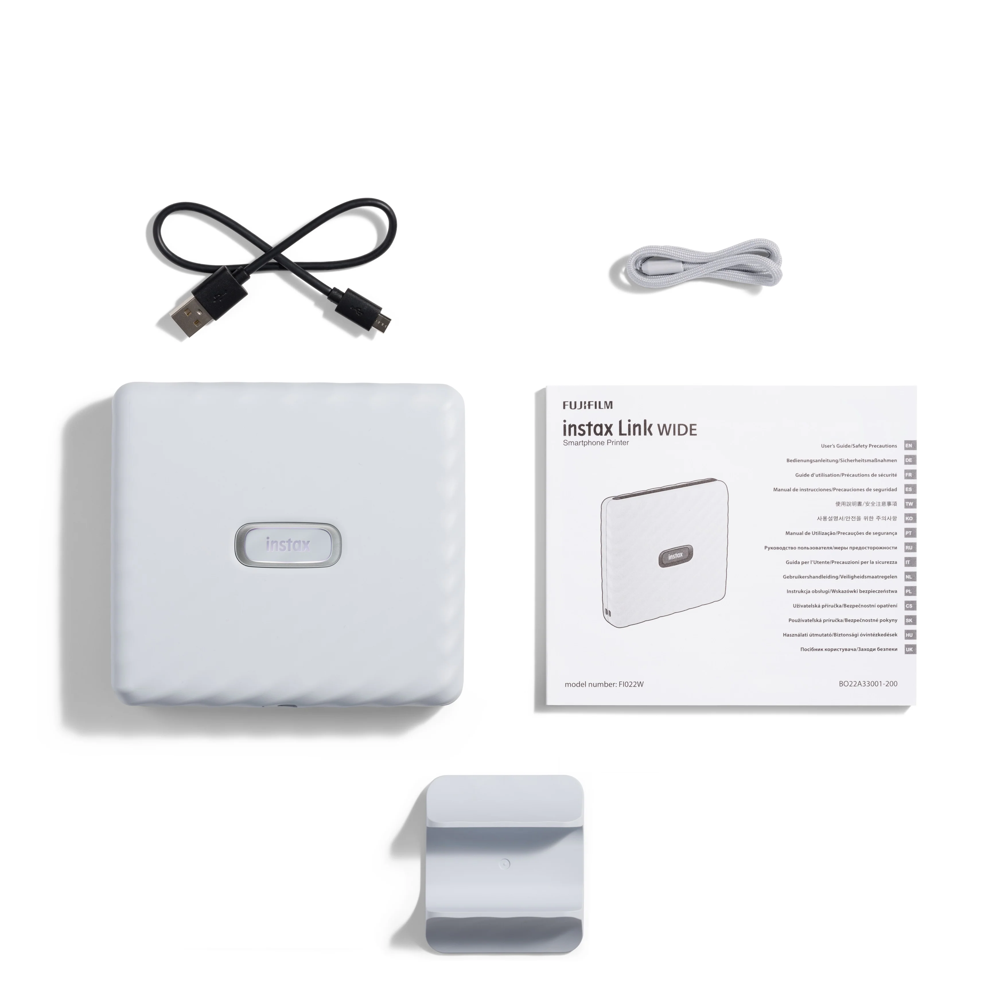 Fujifilm instax link wide printer (ash white) - Image 4