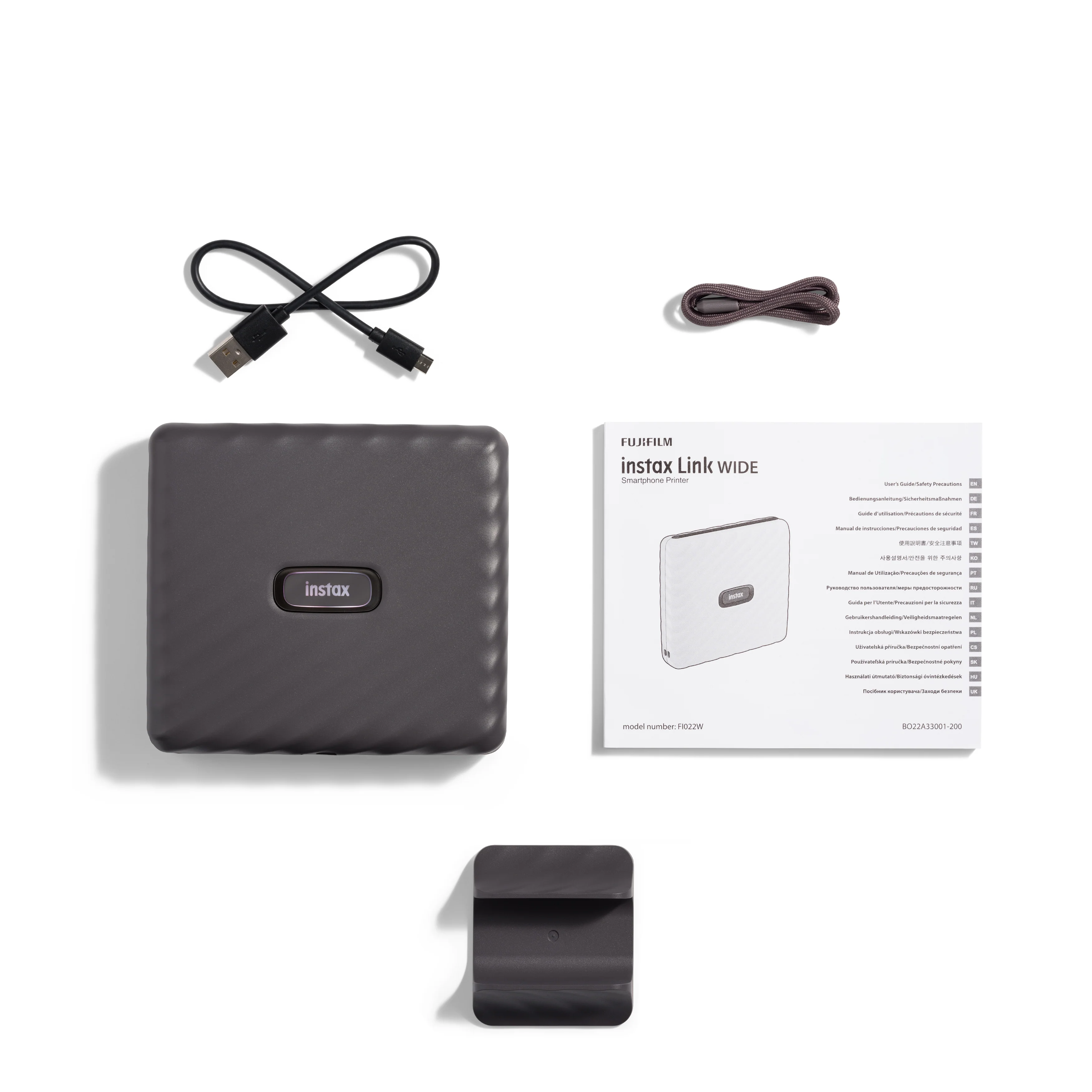 Fujifilm instax link wide printer (mocha gray) - Image 3