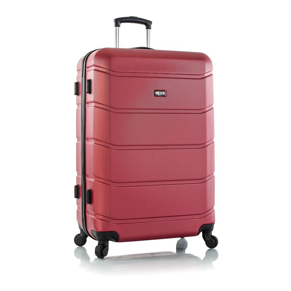 heys armourlite 4-wheel hard luggage tsa lock 3pcs set (red) - Image 12