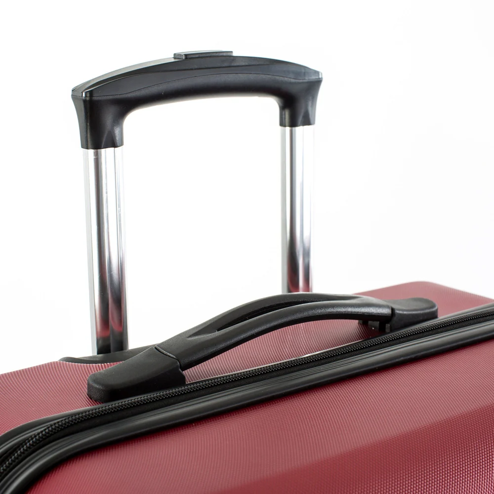 heys armourlite 4-wheel hard luggage tsa lock 3pcs set (red) - Image 17