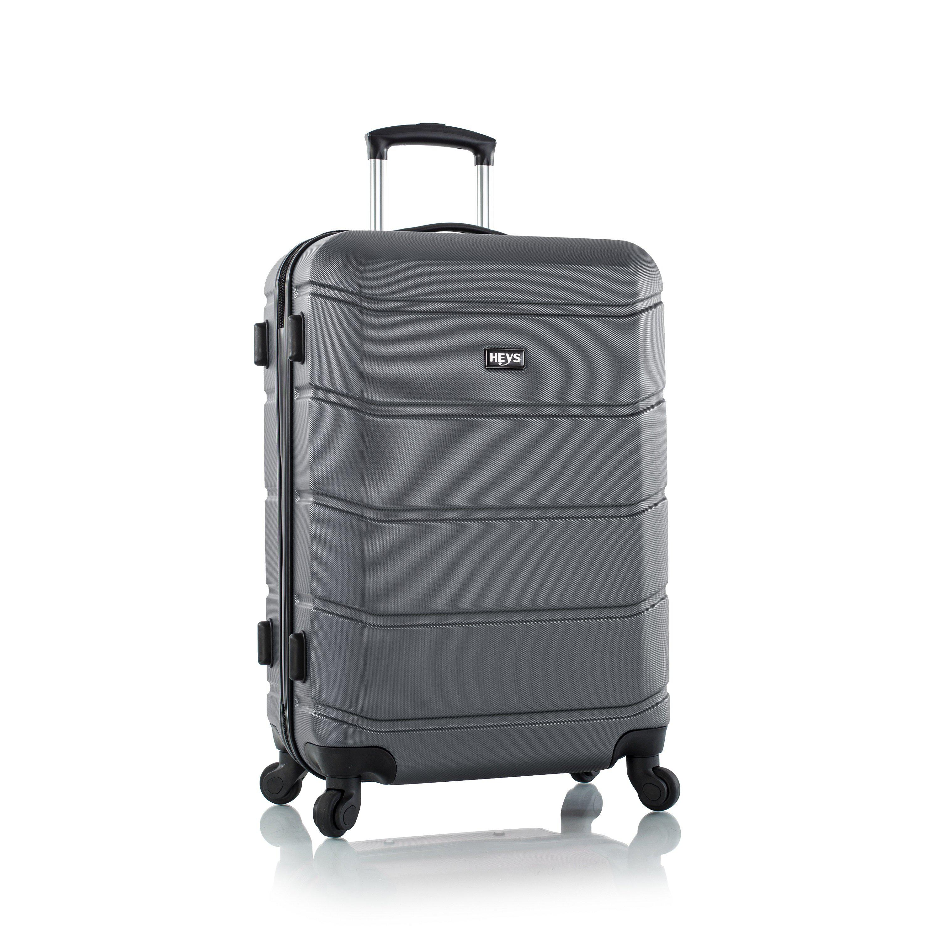 heys armourlite 4-wheel hard luggage tsa lock 3pcs set (grey) - Image 3