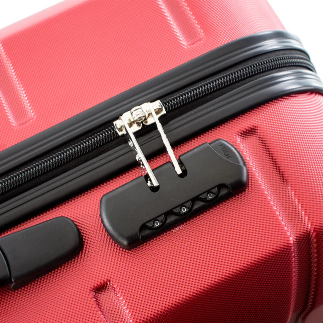 Heys Armourlite Red Hard 21" Cabin Trolley,Red , Luggage - S - Image 9