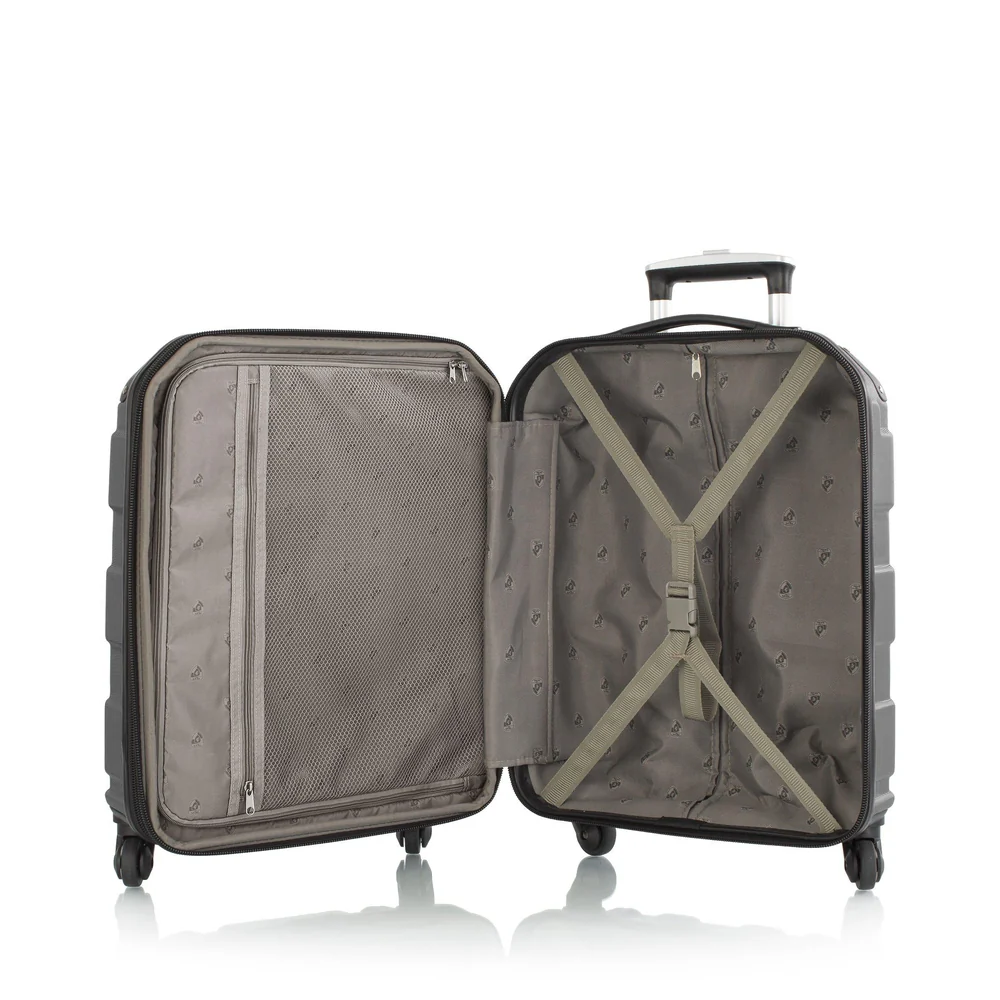 heys azor 4-wheel hard luggage exp tsa lock 3pcs set (Pewter) - Image 8