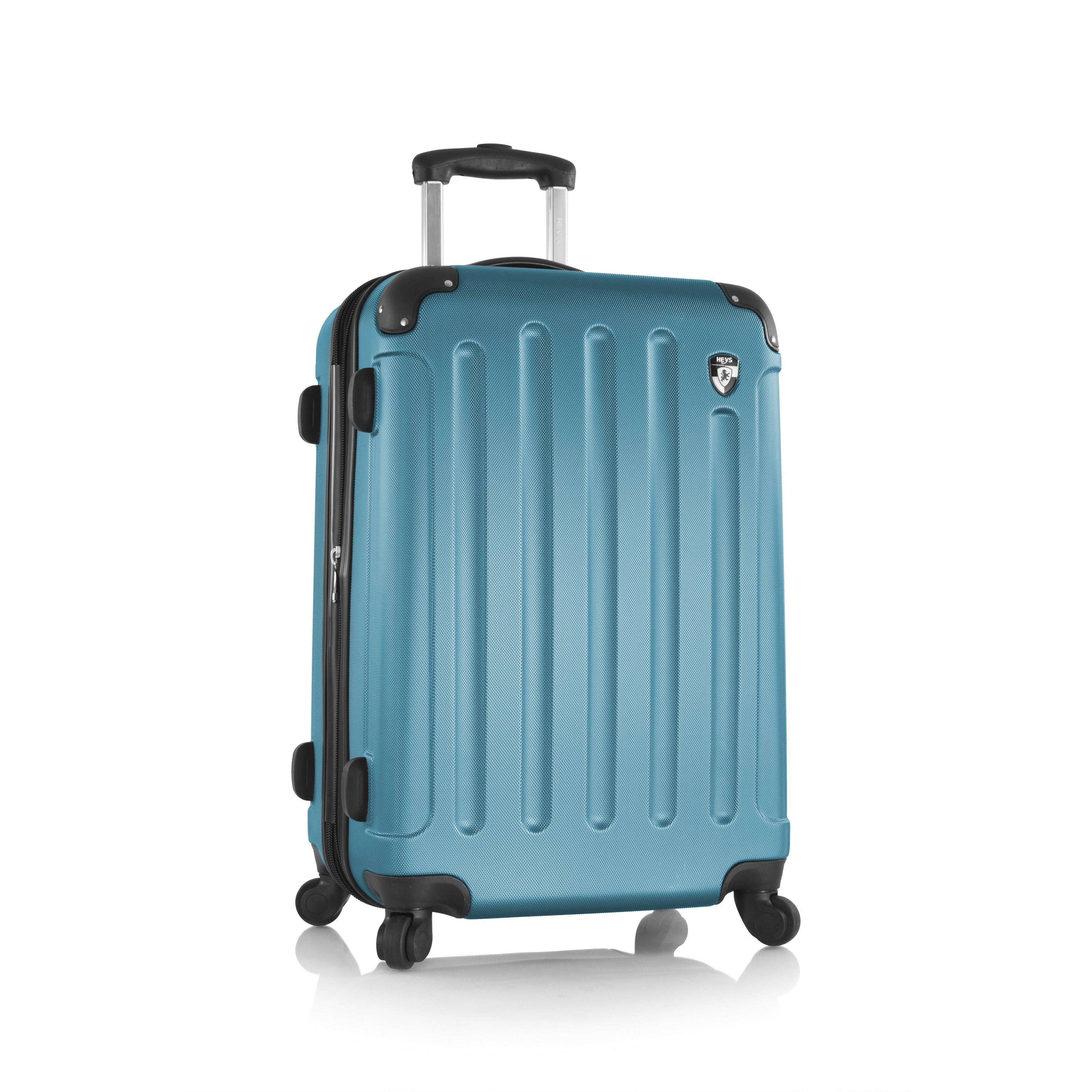 heys revolver 4-wheel hard luggage exp tsa lock 3pcs set (turquoise) - Image 3