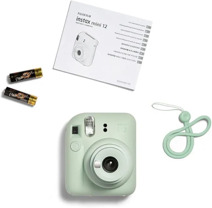 Instax Mini 12 Instant Film Camera Mint Green + Pack 20 Film - Image 9