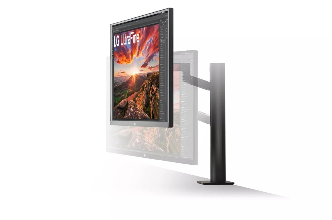 LG 27UN880-B UHD Display (3840 x 2160) IPS/60Hz/5ms(GTG), Ergo Stand (Extend/Retract/Swivel/Height/Pivot/Tilt) - Image 4