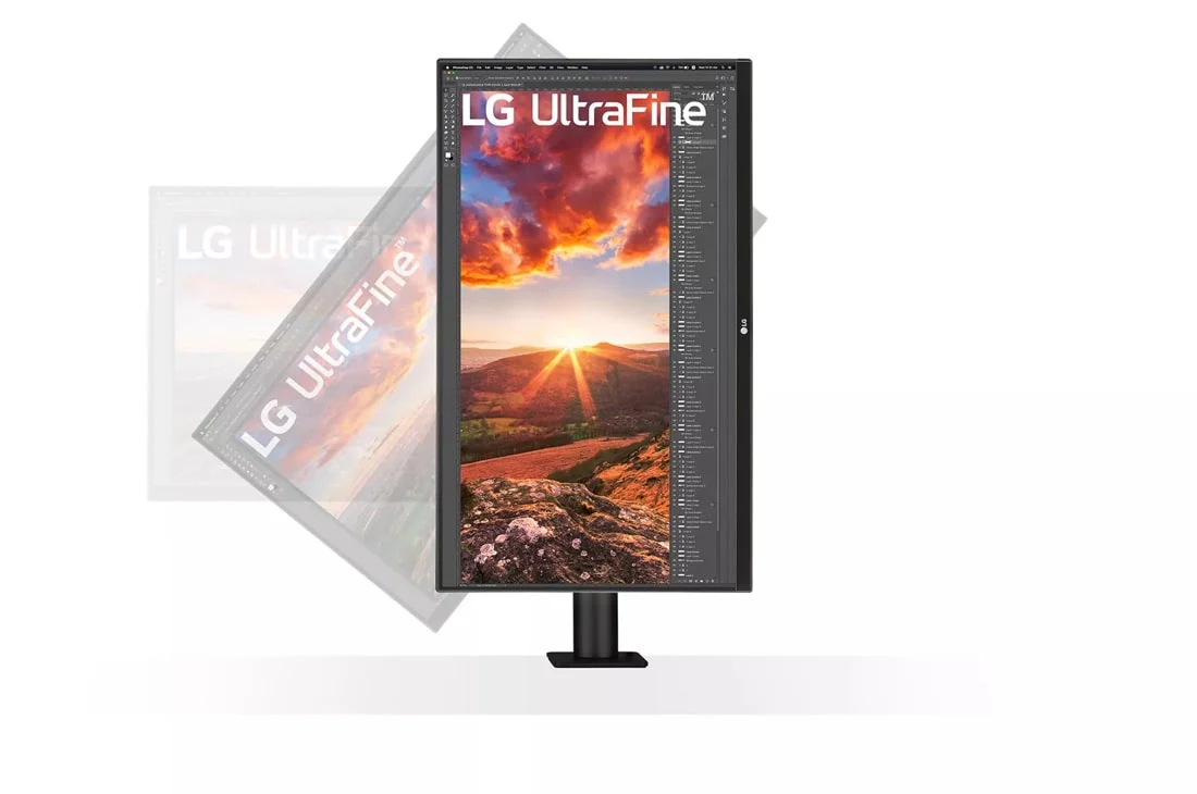 LG 27UN880-B UHD Display (3840 x 2160) IPS/60Hz/5ms(GTG), Ergo Stand (Extend/Retract/Swivel/Height/Pivot/Tilt) - Image 7