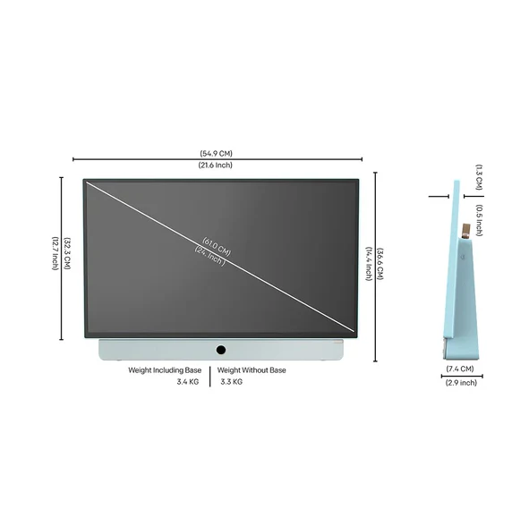 SKYWORTH 24LP60G – 24" FHD Lifestyle Smart TV with Built-in 3-Hour Battery, HDMI & USB, 60Hz (Google TV) | Camping & Outdoor TV - Image 18