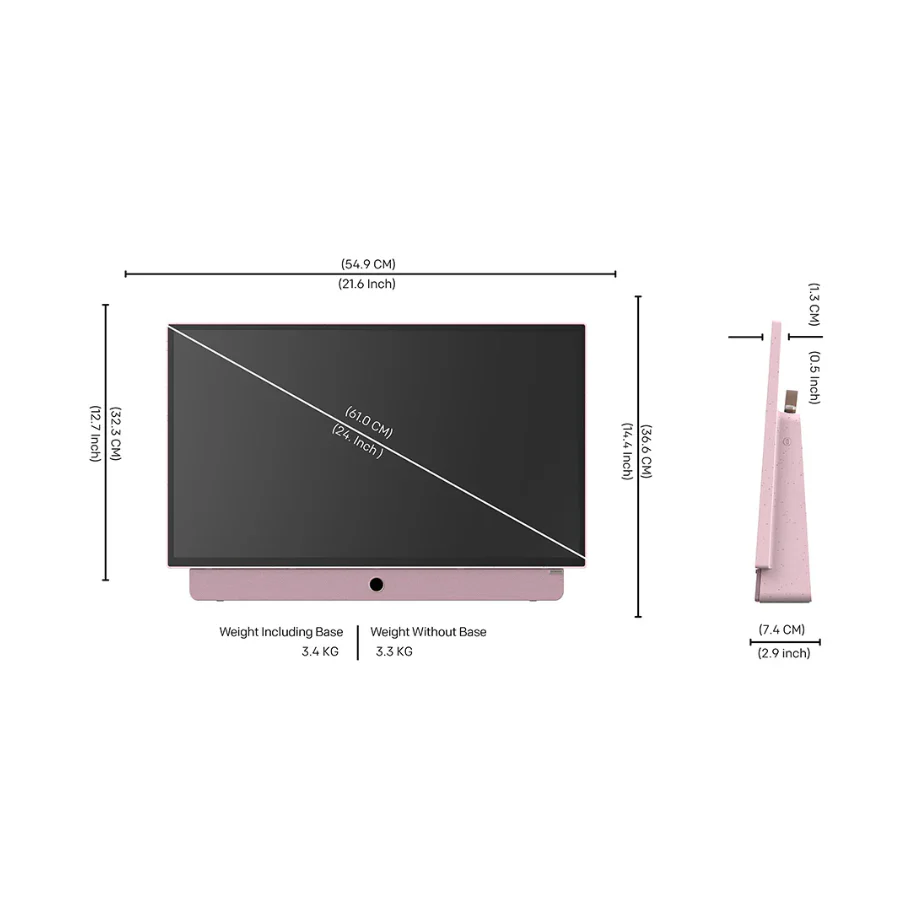 SKYWORTH 24LP60G – 24" FHD Lifestyle Smart TV with Built-in 3-Hour Battery, HDMI & USB, 60Hz (Google TV) | Camping & Outdoor TV - Image 13